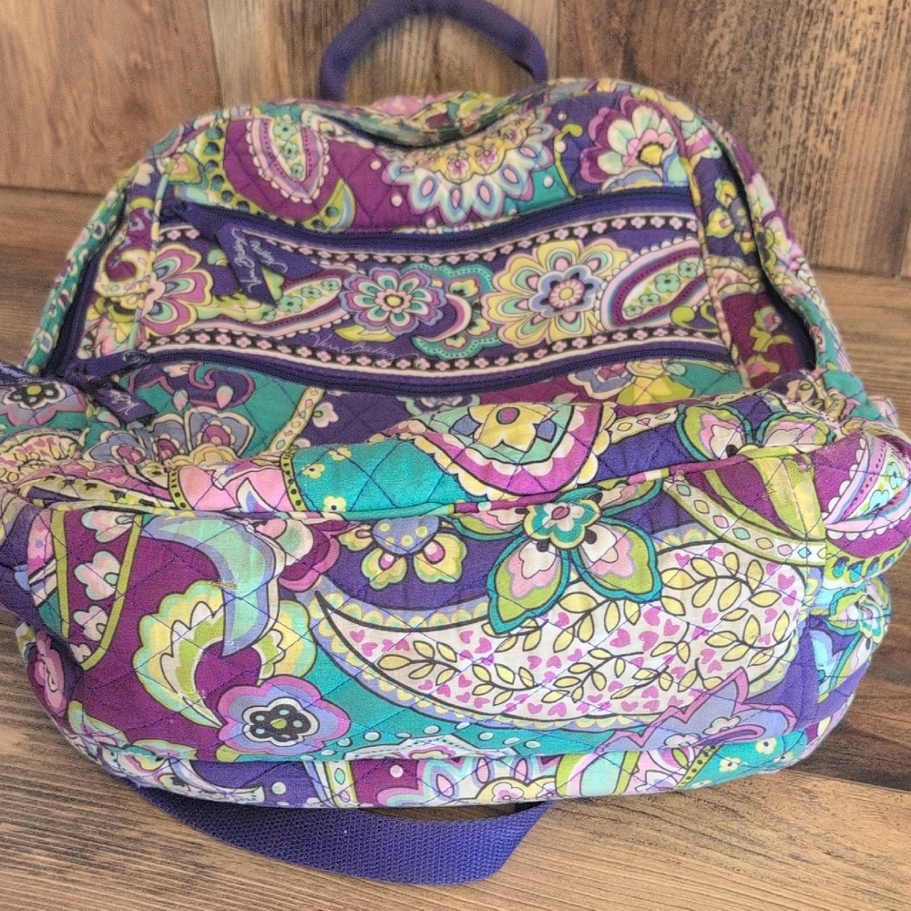 Vera Bradley Paisley Campus Travel Backpack                        M355 - Picture 7 of 12